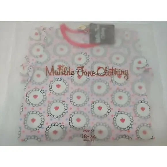 NEW Matilda Jane By Heart Pink BodySuit Long Sleeve Shirt Size 3-6 months - Picture 6 of 6